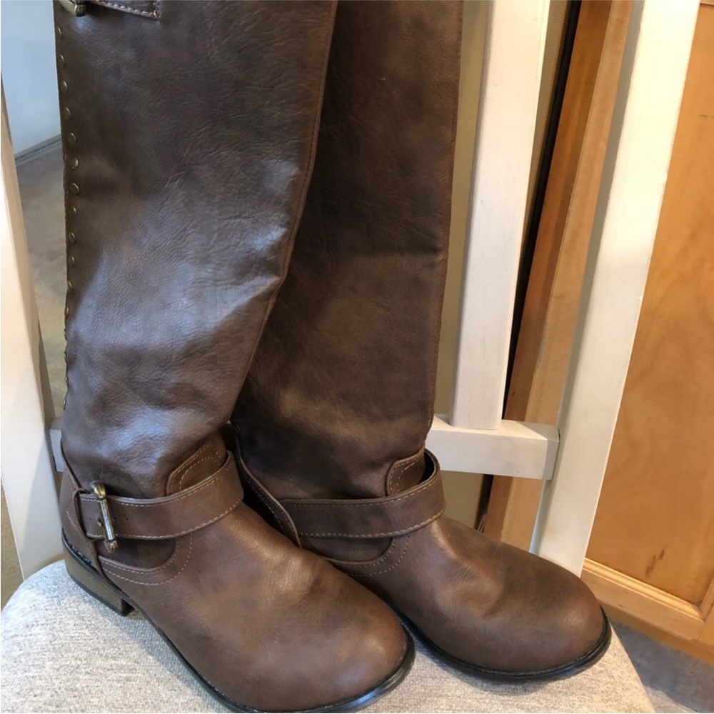 Target Brand Brown Riding Boots Size 8